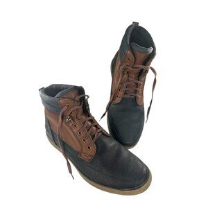 Aldo Mens Size 10.5 M Grey Ankle Tie Boots